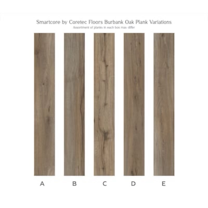 smartcore pro by coretec floors burbank oak 20-mil x 7-in w x 48-in l waterproof luxury vinyl