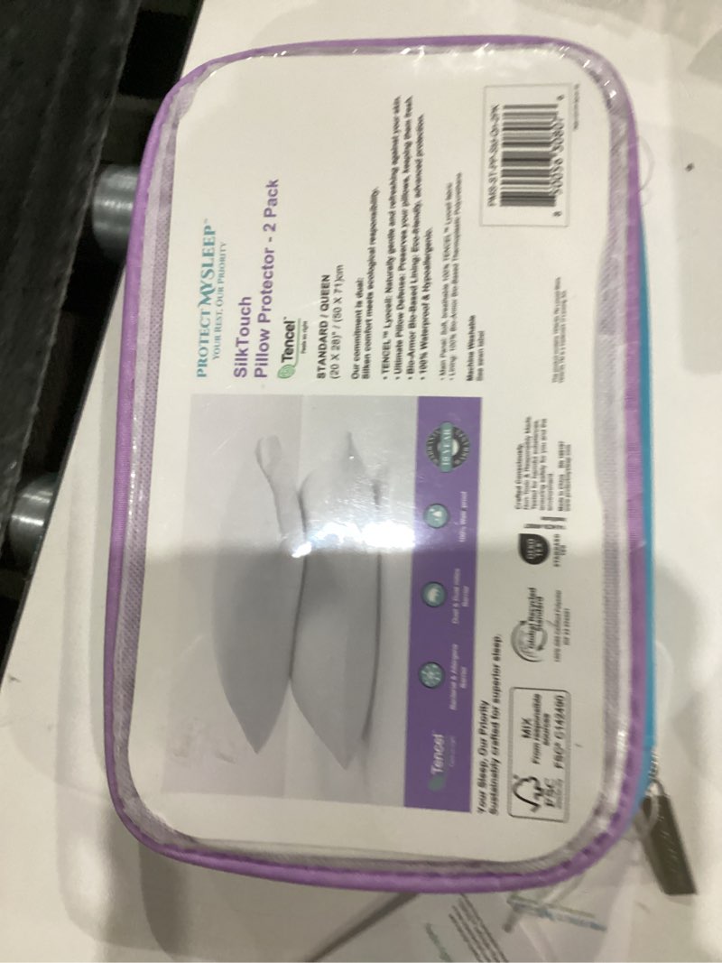 Condition photo showing item condition for ProtectMySleep® Tencel Pillow Protectors - 2-Pack, Eco-Friendly, Waterproof & Hypoallergenic Zippered Covers, Soft, Natural Fiber (Standard / Queen)
