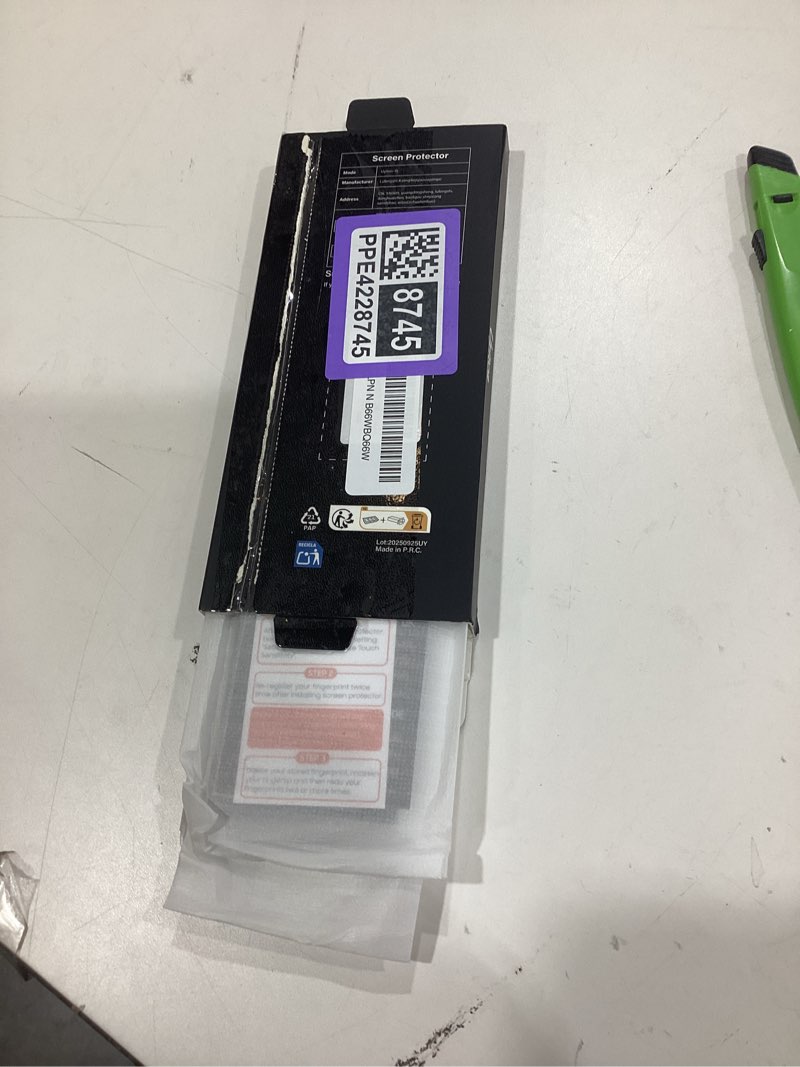 Condition photo showing New/Like New for Uyiton UnBreak-Glass for Samsung Galaxy S23 Screen Protector, [Ultrasonic Fingerprint Support][Auto-Alignment Frame] Scratch-Resistant Bubble-Free S23 Screen Protector, 2 Pack