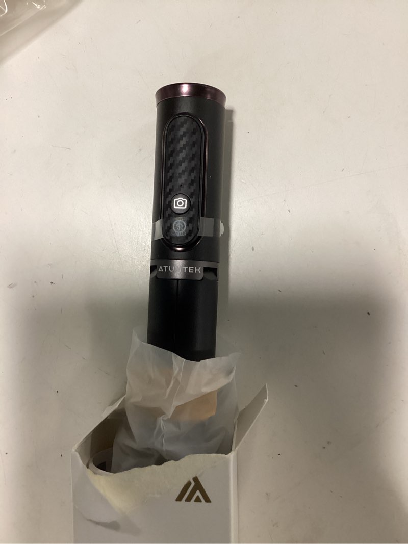 Condition photo showing Good Condition for ATUMTEK Selfie Stick Tripod, 3-in-1 Extendable Aluminum Phone Tripod with Detachable Bluetooth Remote, Compatible with iPhone 17/16/15/14/13/12/11/11 Pro/XS Max/XR and Samsung Smartphones, Black