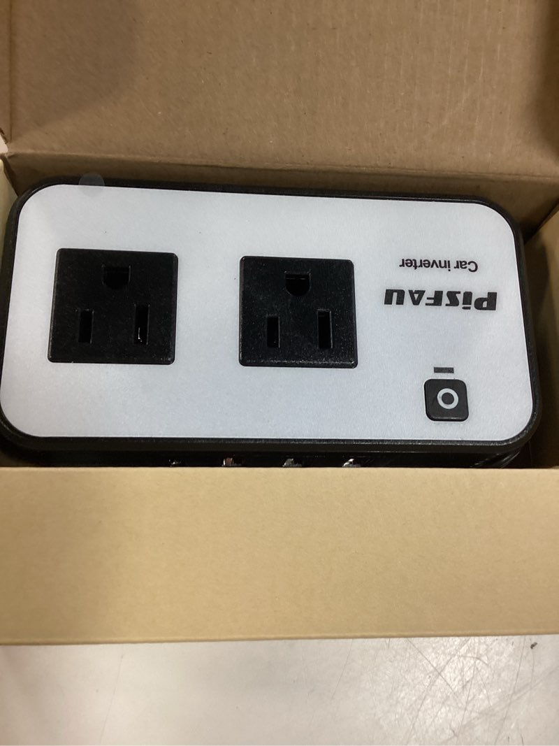 Condition photo showing New/Like New for 200w car power inverter, pisfau dc 12v to 110v ac car plug adapter outlet with [20w usb-c] /usb-fast charger(18w) / 4.8a dual usb/car charger for laptop 200w-standard