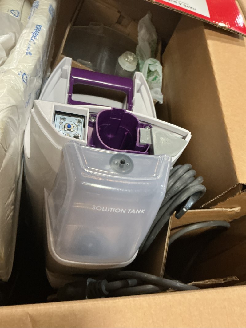 Condition photo showing As Is for hoover smartwash pet automatic carpet cleaner machine with spot chaser wand, deep cleaning carpet shampooer machine, pair with a hoover carpet cleaner solution for a bright, refreshed home