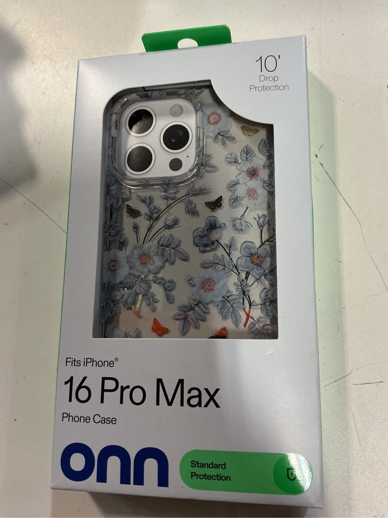 Condition photo showing Good Condition for kate spade new york iphone 16 pro max case - compatible with magsafe - designer phone case - flowerbed blue gems
