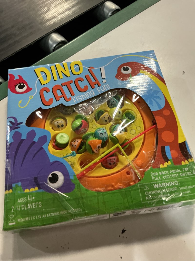 Condition photo showing Good Condition for dinosaur fishing board game for kids ages 4+ interactive dino catch family toysdinosaur