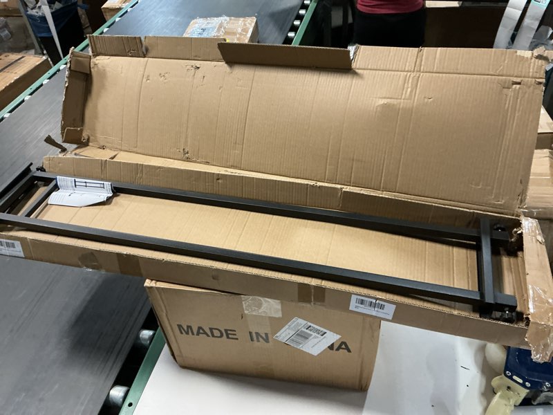 Condition photo showing Good Condition for black pedestal poster sign stand for display, adjustable height up to 80 inchs, heavy duty banner double sided sign holder for board & foam 1
