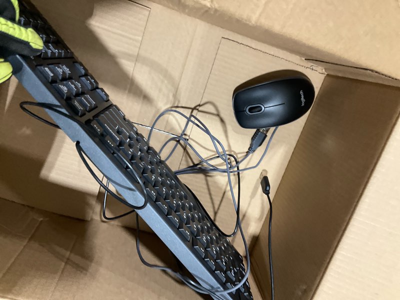 Condition photo showing As Is for keyboard and mouce