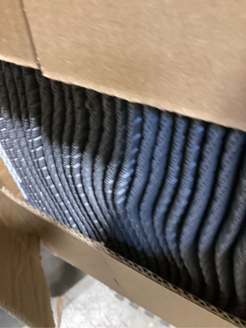 Condition photo showing New/Like New for garvee large outdoor rug 10x14 scalloped waterproof patio rv outdoor rugs reversible foldable plastic straw rug modern camping carpet for deck camper porch balcony backyard picnic beach grey grey 10' x 14'