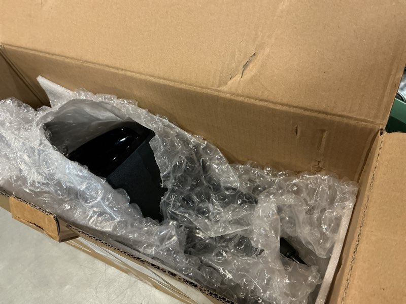 Condition photo showing As Is for Left Driver Side Mirror Compatible With 2019-2025 GMC Sierra 1500 With Power Folding Power Glass Heated Turn Signal Puddle Light Mirror Memory Black Replace#84898872 84732185(13Pins) L-13Pins Black