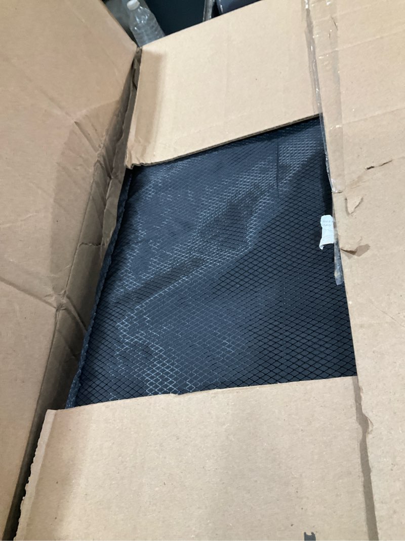 Condition photo showing Good Condition for genimo 8 ' x 10 ' outdoor rug for patio, waterproof indoor outdoor plastic straw rugs carpet, reversible outside area mat for camping, balcony porch, deck, picnic, beach navy blue & jade green navy blue&jade green 8' x 10' (rectangular)
