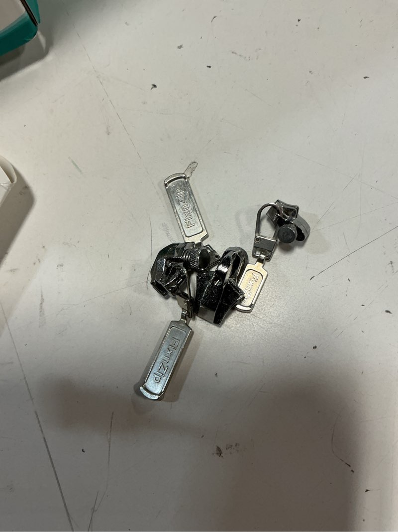 Condition photo showing Good Condition for FixNZip Small, Medium, and Large Nickel Zipper Repair Kit Bundle | Universal No-Sew Slider Replacement Kit for Clothes, Jackets, and More | Instant and Reusable Zipper Repair Tool | Sizes 1-10 S,M,L Nickel