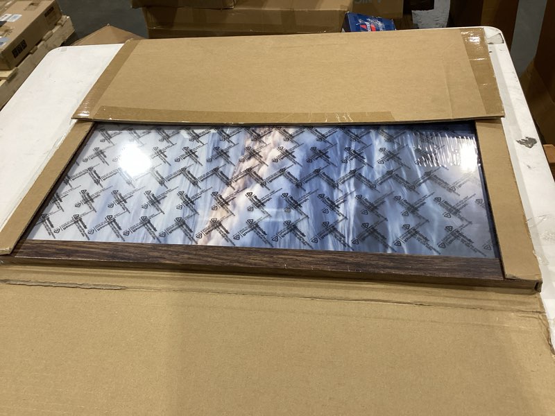 Condition photo showing New/Like New for 16x20 picture frame, classic brown 16 x 20 poster frame for horizontal or vertical wall mounting, 1 pack brown 16x20