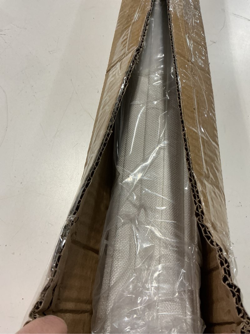 Condition photo showing Good Condition for lazblinds no tools no drill cordless roman shades for windows, blackout thermal insulated uv blocking window blinds, lightweight fabric blinds for indoor windows, 29" w x 60" h, blackout - white white 29" w × 60" h