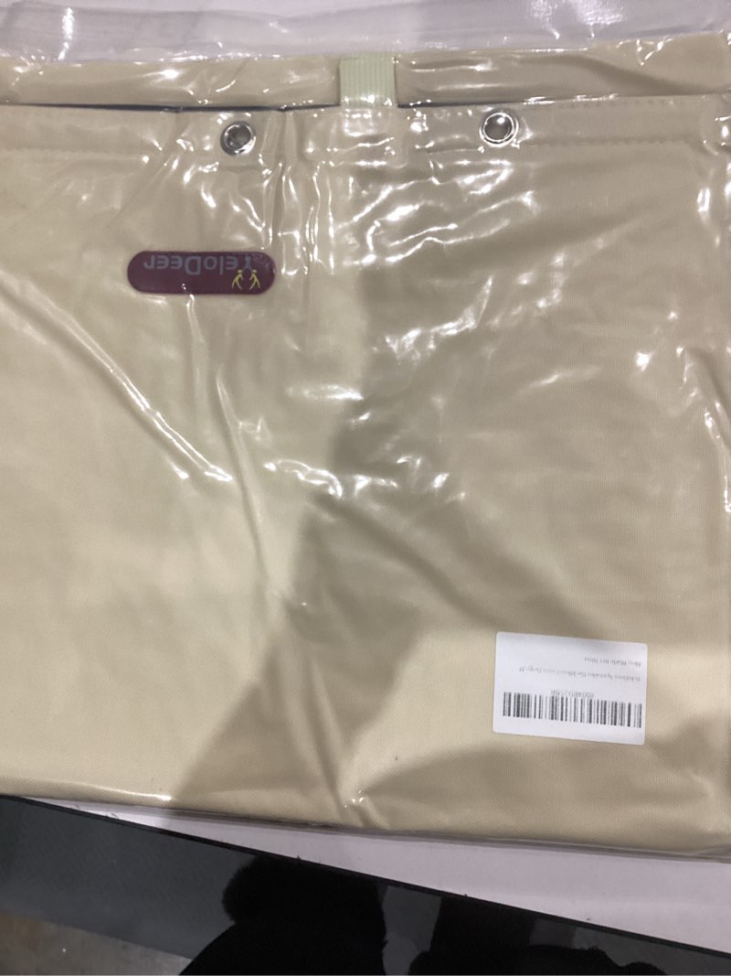 Condition photo showing item condition for Backflow Preventer Insulation Cover, 14" W x 26" H YeloDeer Reusable Waterproof Sprinkler Valve Cover with Aluminum Foil, Outdoor Well Pump Cover Insulated for Winter Freeze Protection. Beige-14"W x 26"H (1pc)