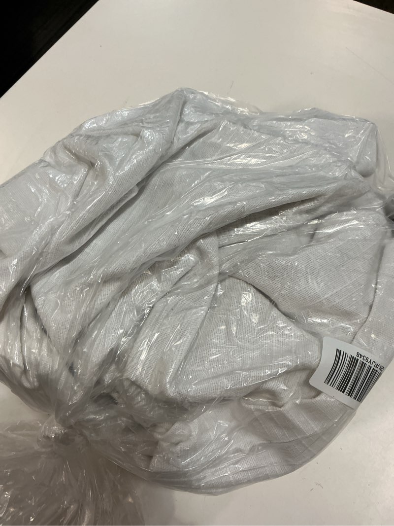 Condition photo showing Good Condition for cotton slub room darkening curtain - single panel, 48x84, white