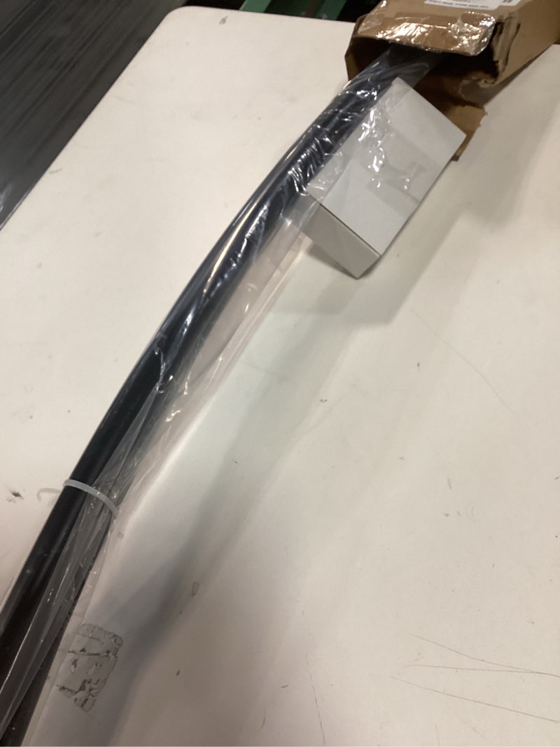 Condition photo showing Good Condition for Curved Shower Curtain Rod For Bathroom 38-72 Inches, Adjustable Length, Curved Shower Rod, 0.9MM thickness, Round Shower Curtain Rods, Rotate Bracket For Large Shower Space, Need Drilling, Matte Black