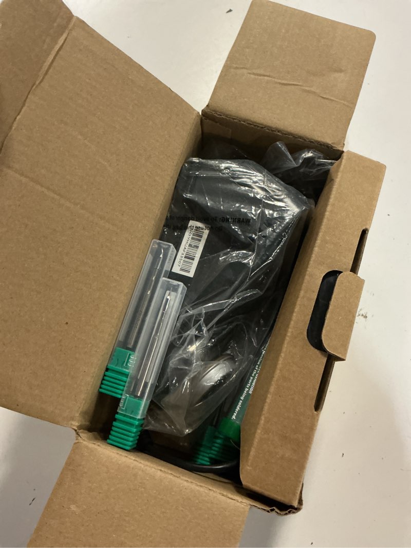 Condition photo showing Good Condition for wep 982-v micro soldering kit with 5 c210 soldering iron tips, temperature control, sleep mode, auto shutdown and lcd display wep 982-v c210-compatible