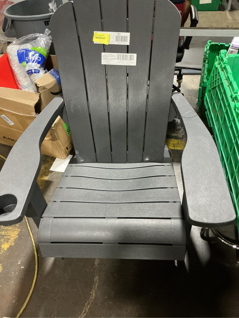 Condition photo showing Good Condition for keter everest adirondack chair with integrated cupholder
