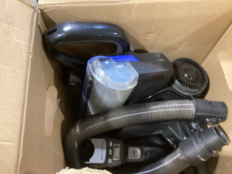 Condition photo showing As Is for bissell pet hair eraser turbo lift-off vacuum, w/self-cleaning brush roll, hepa filtration, powerful pet hair pickup with turbobrush pivot tool & led-lit dusting brush & crevice tool, 3774f