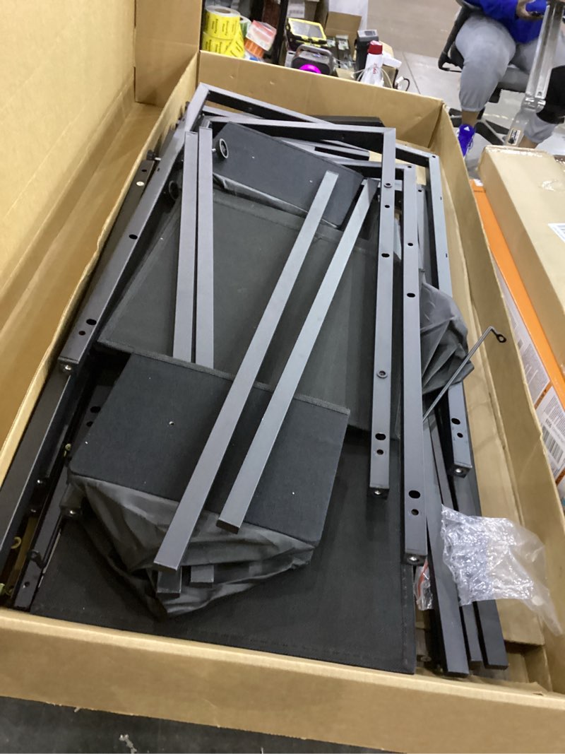 Condition photo showing As Is for Coleshome L Shaped Computer Desk with 6 Drawers & Power Outlet, 55 Inch Corner Desk with Reversible 