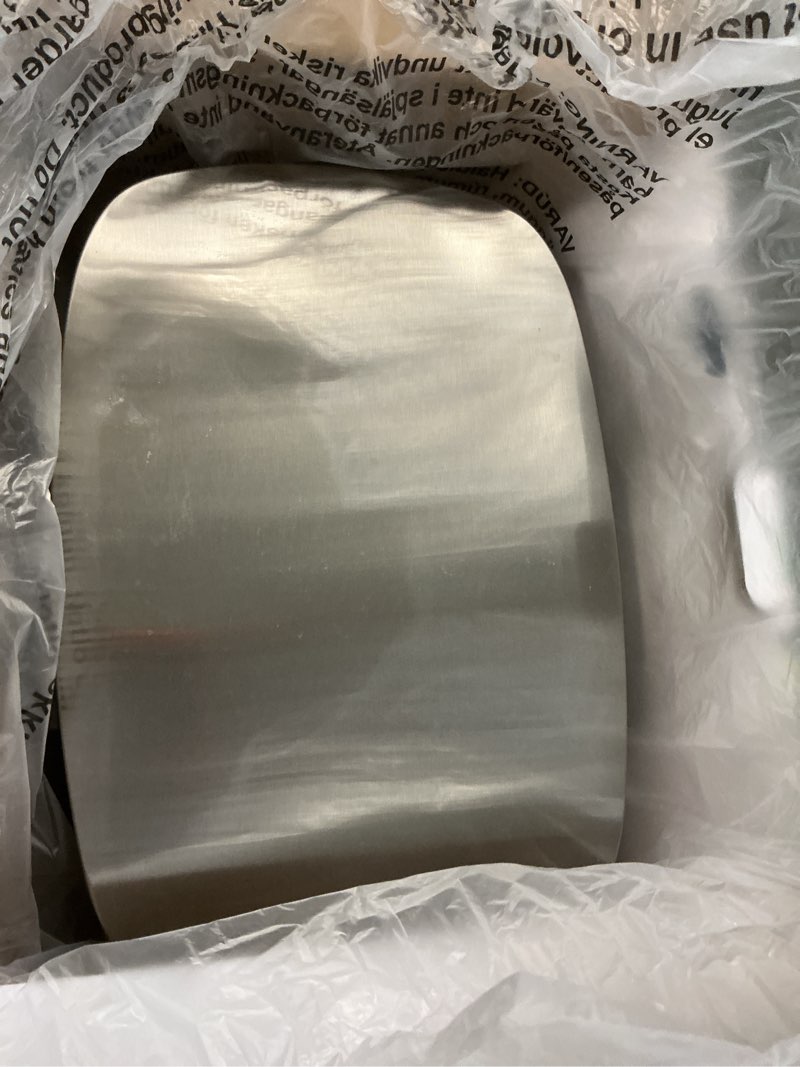 Condition photo showing Good Condition for KOHLER 13-Gallon Stainless Steel Step Trash Can, Stainless Steel, Hands-Free Pedal, Quiet-Close Lid, Fingerprint-Resistant, Durable, K-20940-ST