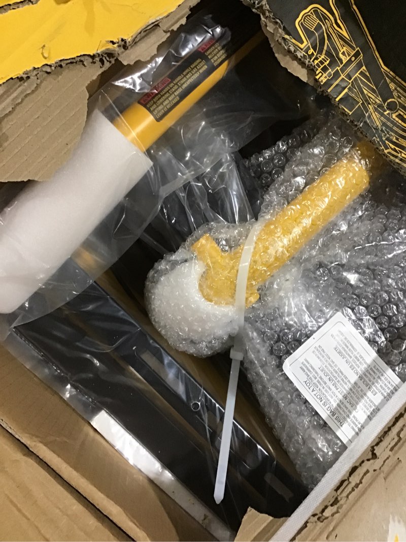 Condition photo showing As Is for DeWALT DWX726 - Rolling Miter Saw Stand