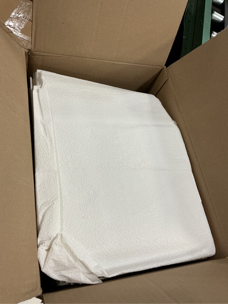 Condition photo showing Good Condition for tidi 911 avalon capes, white (pack of 100) ? tissue/poly/tissue ? short-sleeve, open-back exam capes ? short, disposable medical gowns ? standard size (30” x 21”) ? latex-free medical supplies