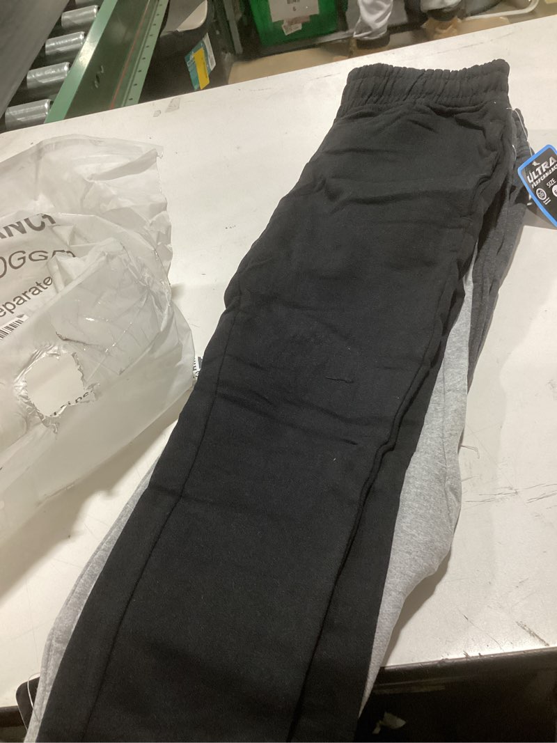 Condition photo showing Good Condition for Ultra Performance 3 Pack Boys Sweatpants Kids Clothes Active Soft Fleece Joggers for Boys Size 4-20 Small Black / Char / Grey