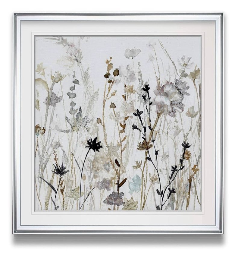  Renditions Gallery Wildflower Mist II Contemporary Artwork Flower Art 31”X31”