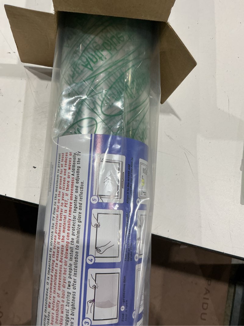 Condition photo showing New/Like New for jcsky 55 inch matte anti-glare tv screen protector, dustproof anti scratch anti blue light film, dust-proof, reduce eye fatigue anti-myopia,55"(1211 * 682mm) 55"(1211*682mm)