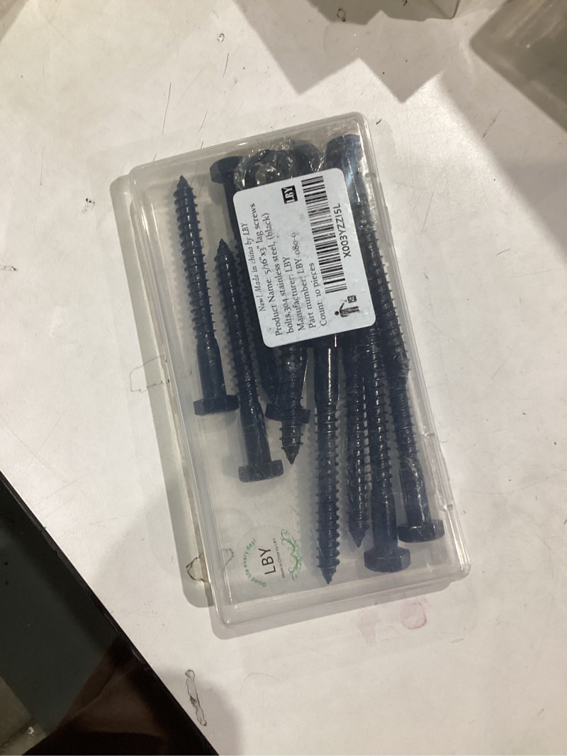 Condition photo showing Good Condition for Fastcap Powerhead Cabinet Installation Screws Black 3" 50-Piece