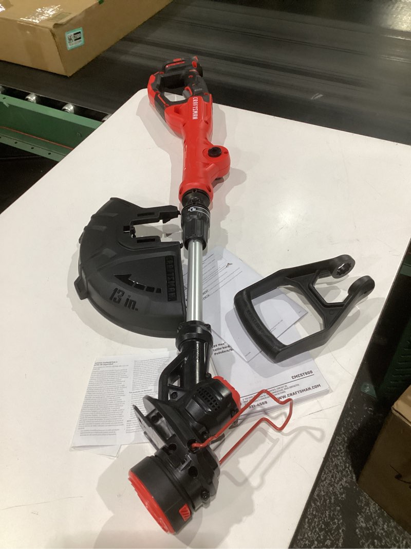 Condition photo showing Good Condition for (not tested, incomplete parts)craftsman v20 weedwacker string trimmer & blower combo kit (2.0ah) (cmck197d1)