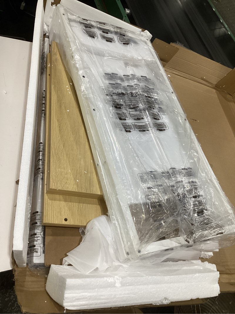 Condition photo showing Good Condition for (similar to stock photos, size unknown, white, incomplete parts)vasagle kitchen shelf