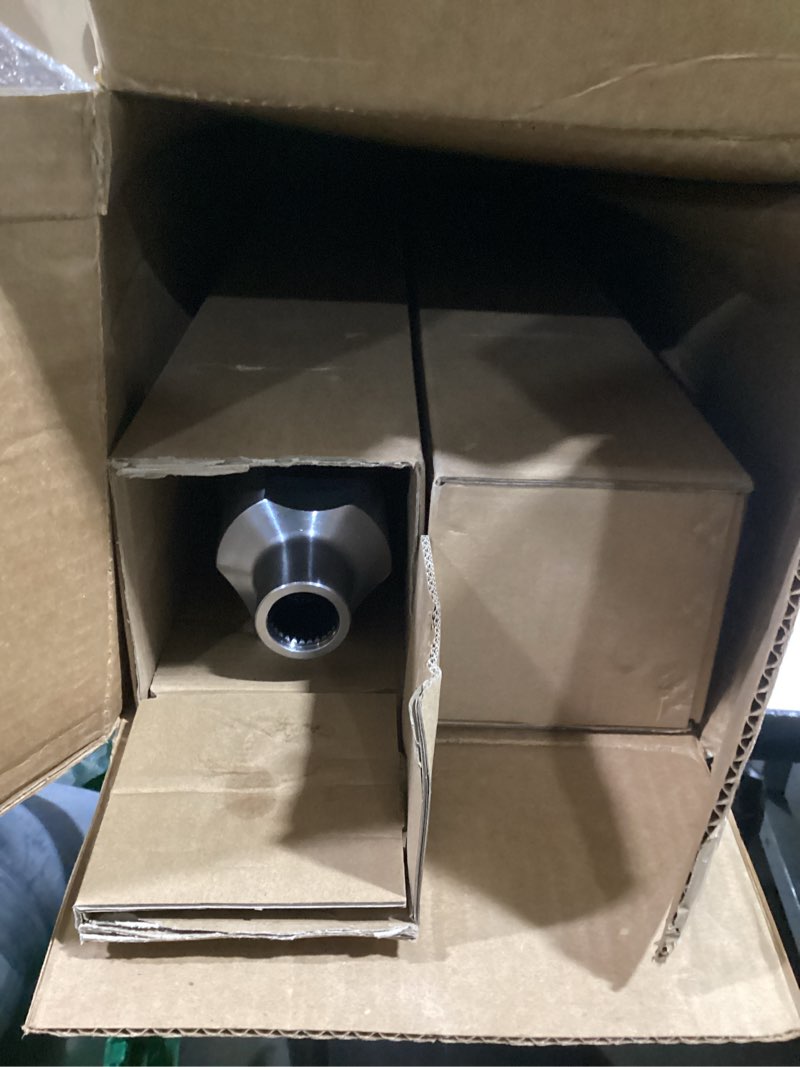 Condition photo showing As Is for pair (2) front cv axle shaft assembly fit for chrysler town & country, for dodge grand caravan 2008–