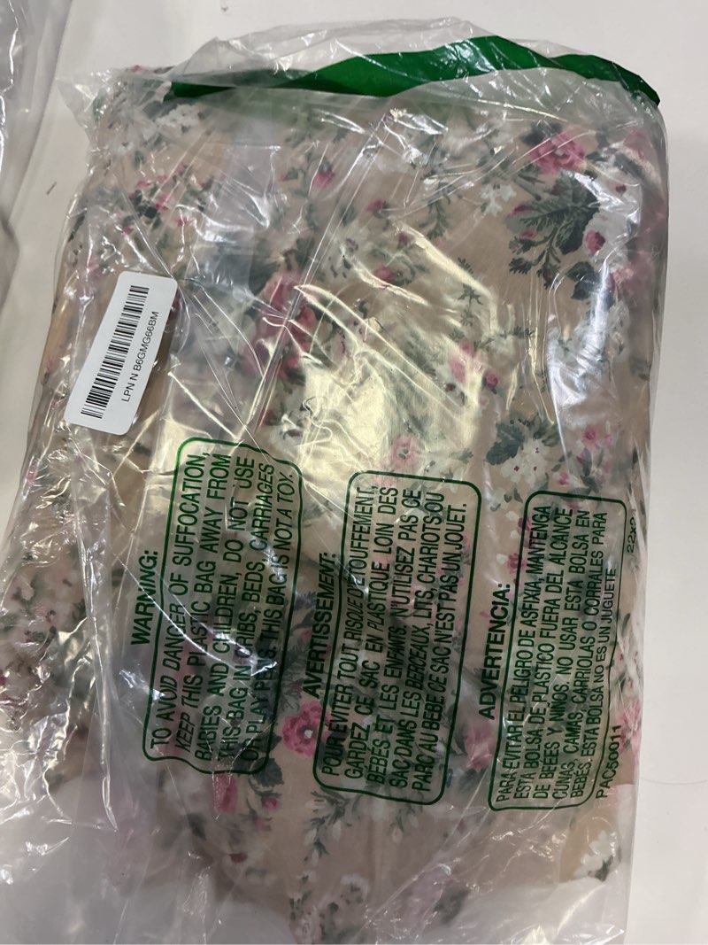 Condition photo showing Good Condition for Laura Ashley - King Sheet Set, Breathable Percale Cotton Bedding with Deep Pockets, Chic Home Decor,