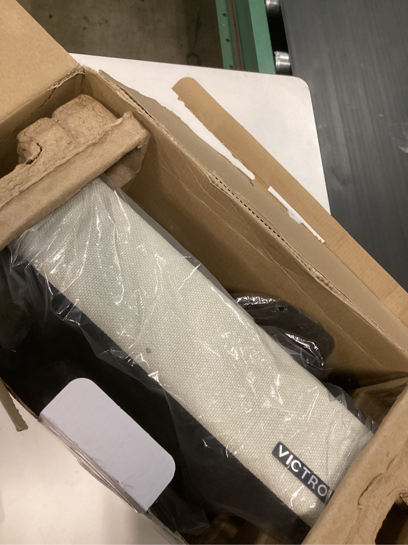 Condition photo showing Good Condition for Victrola Eastwood II Record Player with Speakers – Bluetooth 5.1 and Vinyl Stream Technology, Vintage Style 3-Speed Vinyl Player, Audio Technica AT-3600LA Cartridge (Oak) Oak Eastwood II