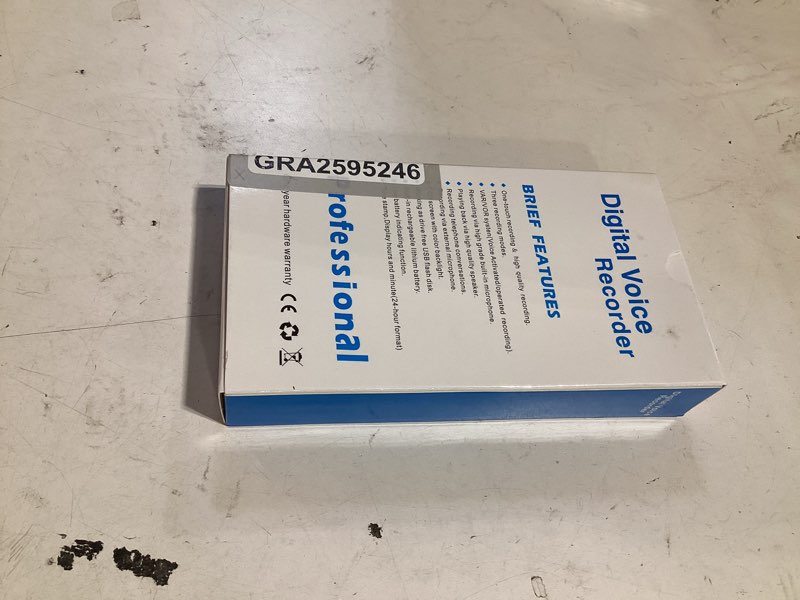 Condition photo showing New/Like New for 72gb digital voice recorder - xelarvex voice activated recorder ai-intelligent noise reduction