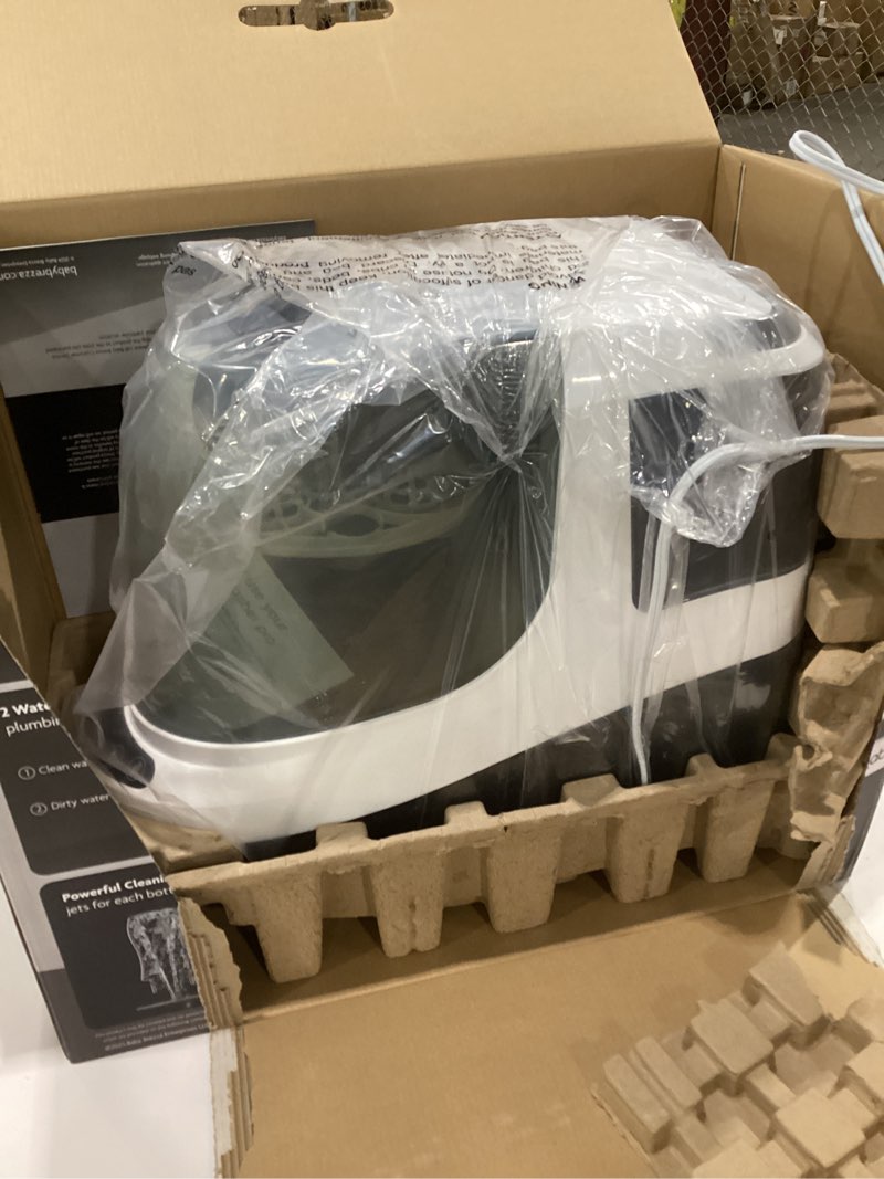 Condition photo showing Good Condition for baby brezza baby bottle washer pro - clinically proven better cleaning - washer, sterilizer + dryer in one appliance for essentials like bottles + pump parts – machine replaces brushes + racks, not tested
