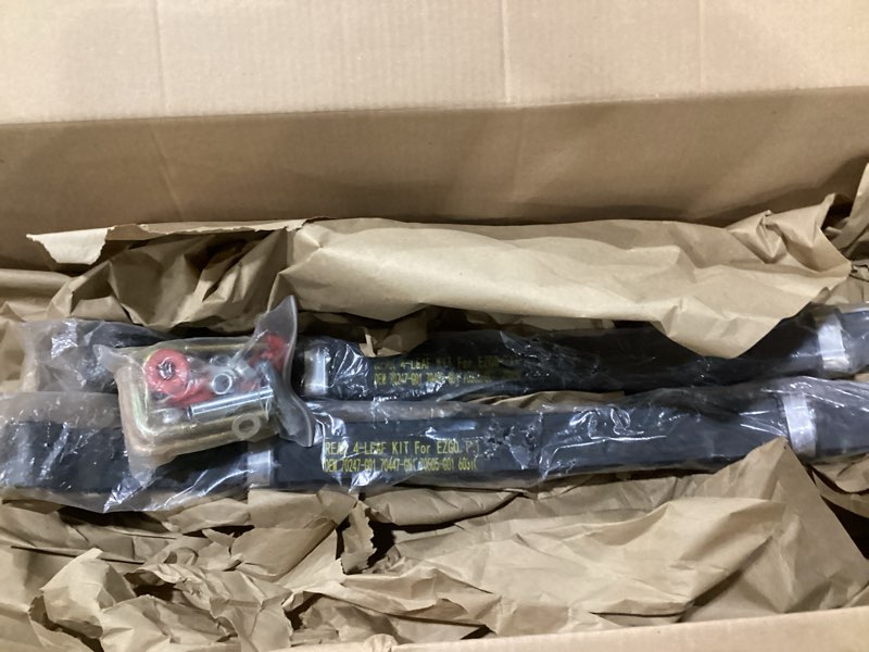Condition photo showing New/Like New for Similar to stock photo!!! Upgraded Heavy Duty Rear 4-Leaf Springs Kit for EZGO TXT/Medalist Electric 1994-2013 and Gas 1996-2008 Golf Cart Suspension with Bushings Sleeves & U-Bolts Replace OEM 74207-G01 Load Capacity