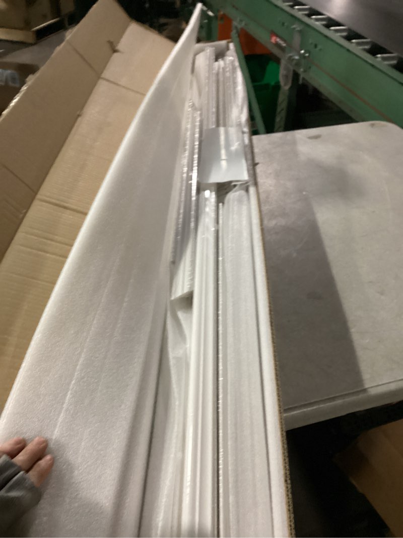 Condition photo showing Good Condition for Art3d Pre-Cut Wall Molding Set of 6 pcs, Ready-to-Assemble Wainscoting Panels for Interior Wall Décor Living Room Bedroom Accent Wall - Installed with Glue, 3 Top 3 Bottom