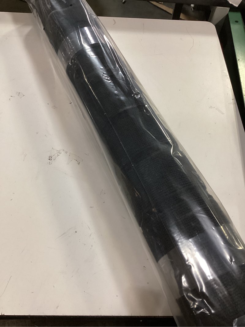 Condition photo showing New/Like New for Color&Geometry Large Door Mat Indoor Entrance 36"x59" Non Slip Dirt Trapper, Absorbent Doormat, WashableRug for Entryway, Low Profile, Easy Clean Patio Porch, Black, (Rolled-up NO Creases) 3' x 5' (Rectangular) Black