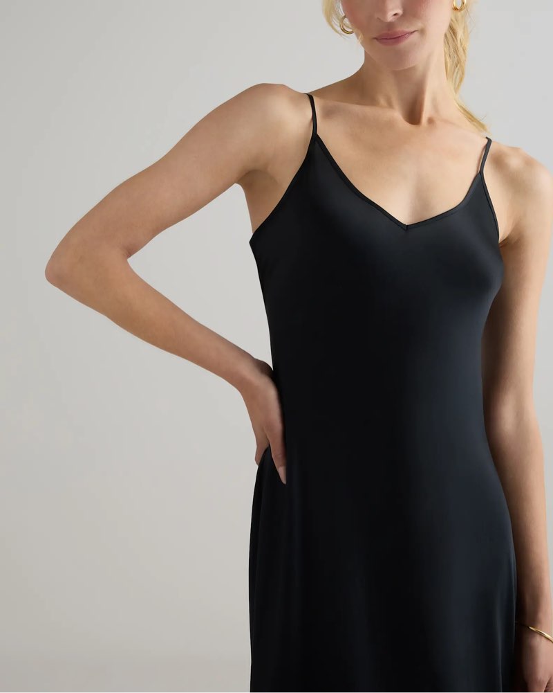 Quince 100% Washable Silk Slip Dress xL