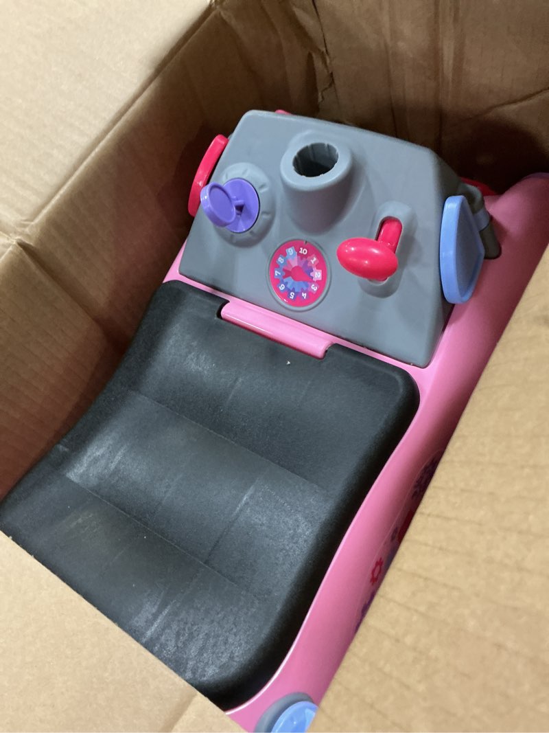 Condition photo showing Good Condition for Kids Car, Baby Toys for Kids, Toddler Toys 2-3, Radio Flyer Creativity Car: Pink Ride-On, for Ages 1-3 Years
