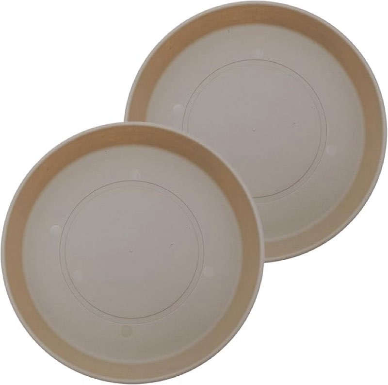 Item Descriptions Plant Saucer 14 inch, Heavy Large Planter Durable Thicker Plastic Plant Tray Indoors and Outdoor, Plant Saucer Drip Trays,Brown (14\\\" - 1 Pack)