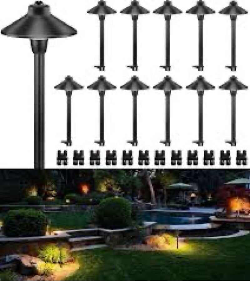 SUNVIE LED Landscape Lights Low Voltage Path Lights