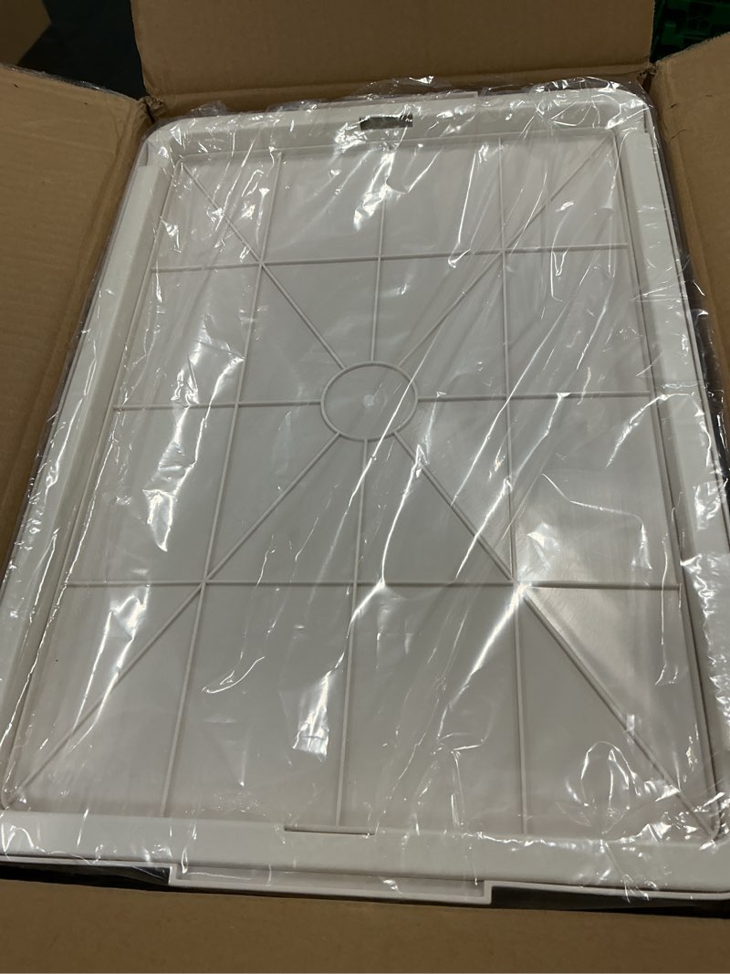 Condition photo showing Good Condition for Stackable Plastic Storage Bins with Lips, 84 QT-2 Packs Plastic Storage Bins with Wall Mounted Box, Wheels, Hooks, Collapsible Storage Bin Containers Closet Organizers for Bedrooms 42-quart Pack of 2