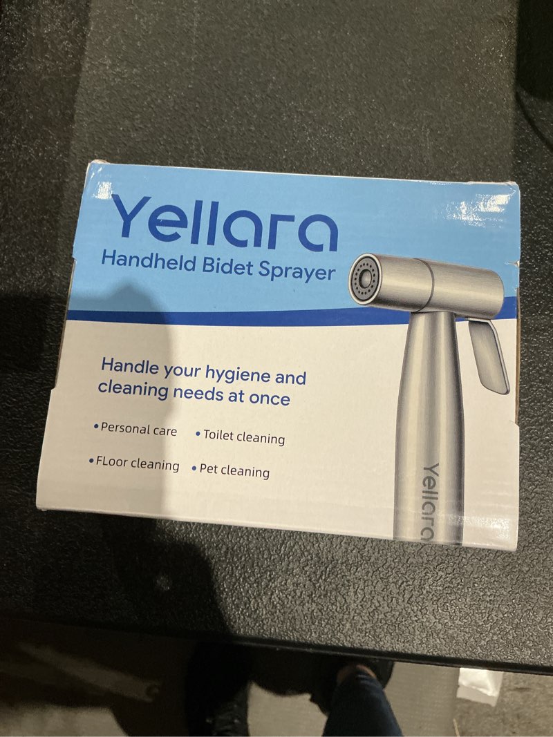 Condition photo showing New/Like New for handheld bidet sprayer for toilet - feminine wash, toilet cleaning - stainless steel, adjustable water pressure, easy installation stainless steel 1 set