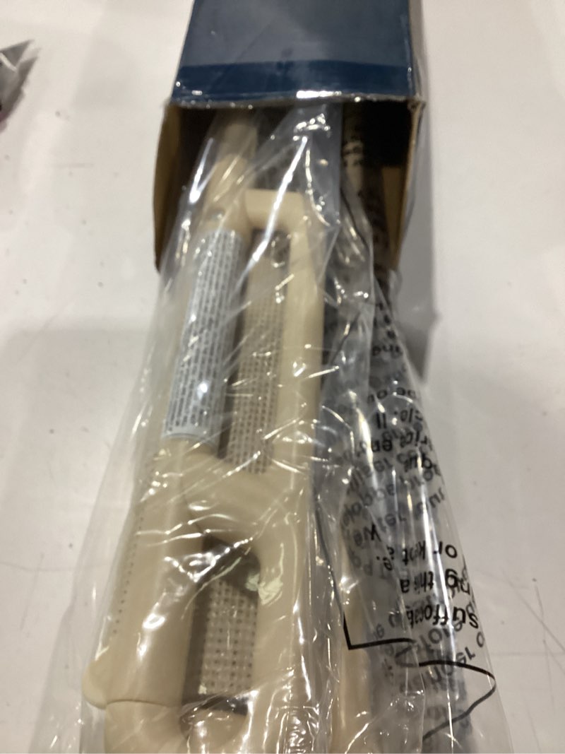 Condition photo showing Good Condition for spaceany reinforced retractable baby gate or mesh dog gate,easy to use for stairs, doorways, hallways, indoor, outdoor, wide pet gate 33.5" tall, extends to 45" wide, cream cream 45" wide