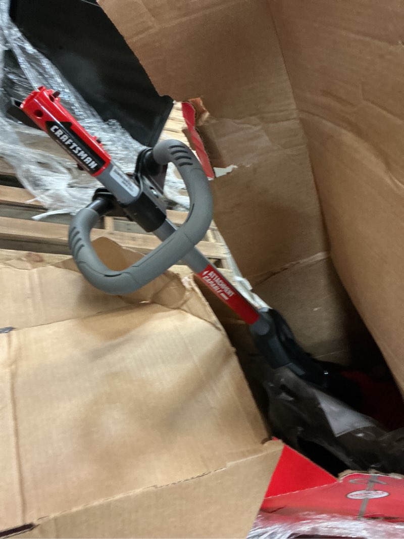 Condition photo showing As Is for craftsman ws2200 25-cc 2-cycle 17-in straight shaft attachment capable gas string trimmer