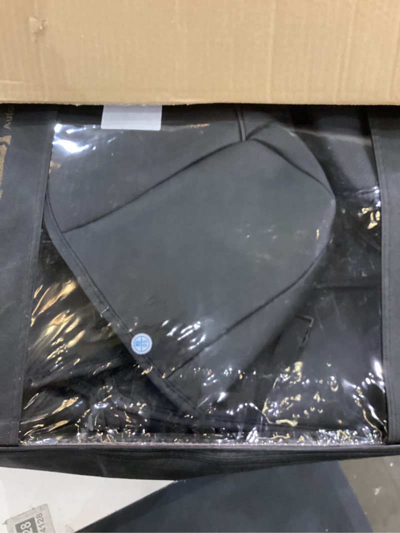 Condition photo showing New/Like New for Coverado Seat Covers Full set for Jeep Wrangler, Waterproof Car Seat Covers for Truck Automotive Seat Covers Custom Fit for 2008-2012 Jeep Wrangler JK 2-Door, Full Coverage Wrangler Seat Covers(Black) Black 2008-2012 JK 2 Door-FullSet