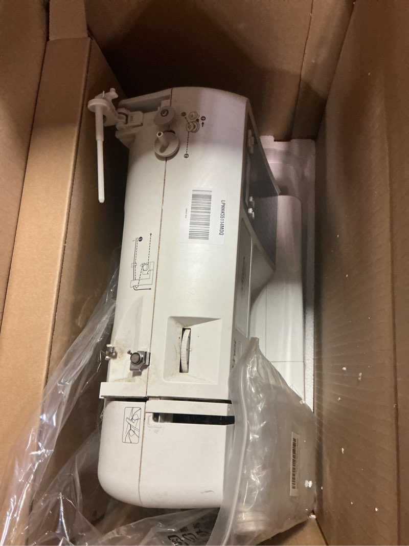 Condition photo showing As Is for Brother CS7000X Computerized Sewing and Quilting Machine, 70 Built-in Stitches, LCD Display, Wide Table, 10 Included Feet, White